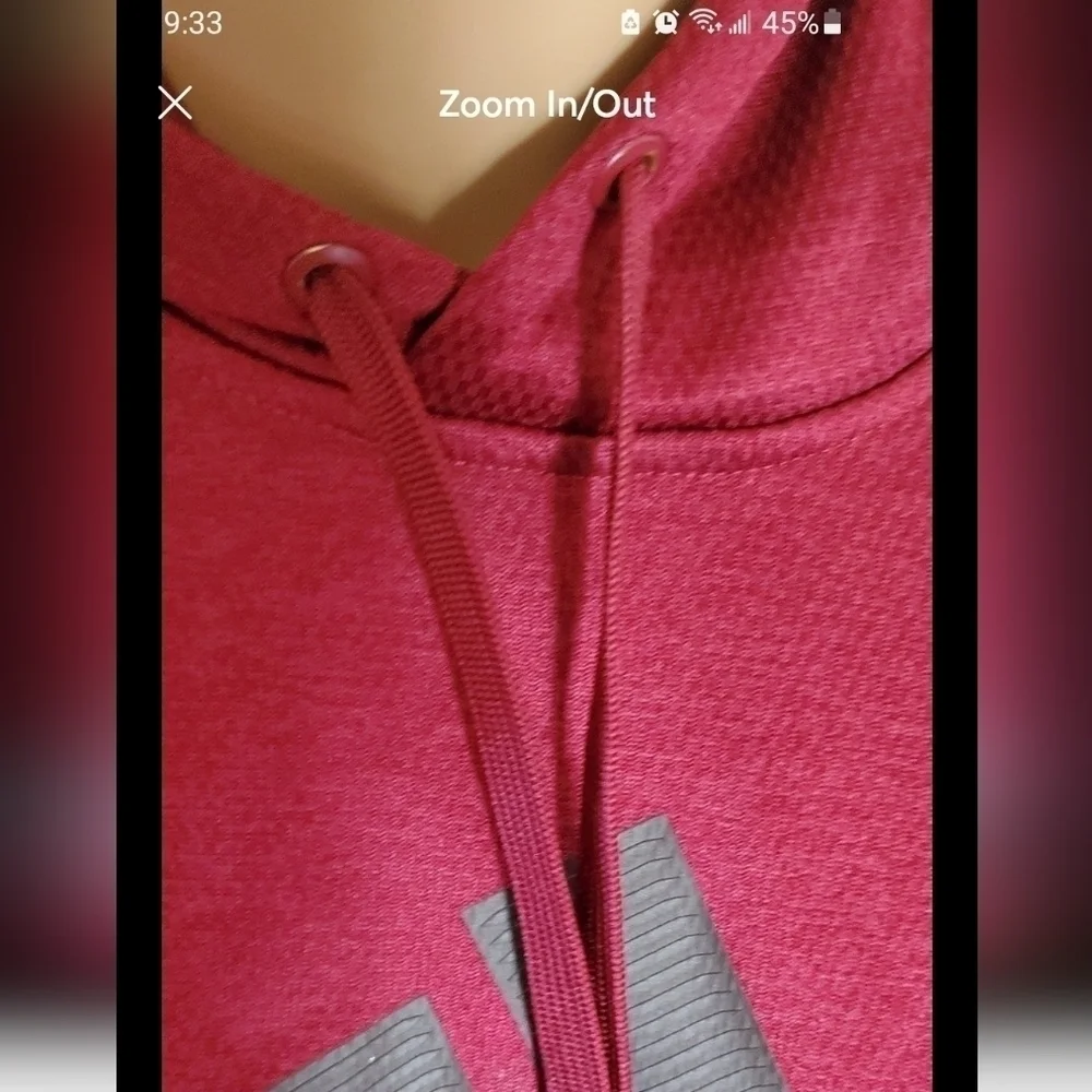 Men's Adidas Athletics Large Hoodie With Kangaroo Pocket